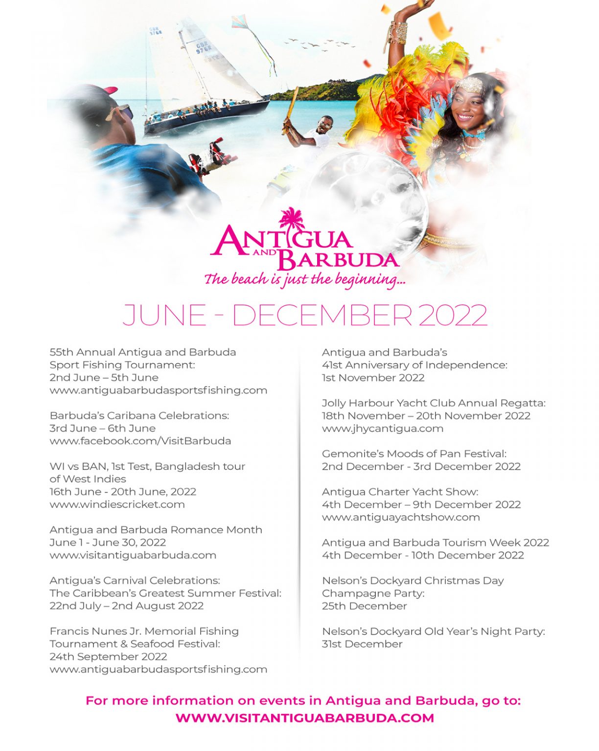 Events Calendar Visit Antigua & Barbuda