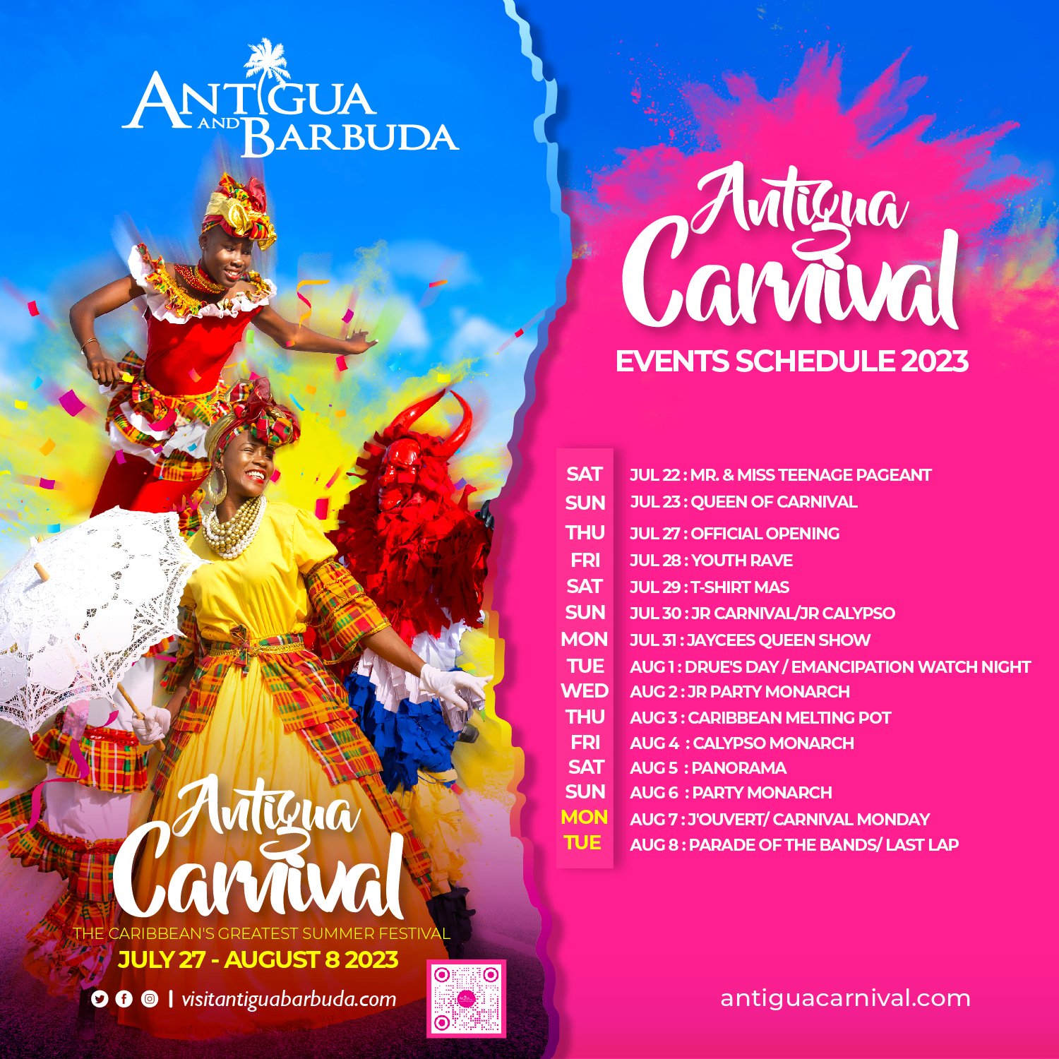 Antigua's Carnival – Visit Antigua & Barbuda