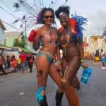 Antigua Carnival two beauties posing