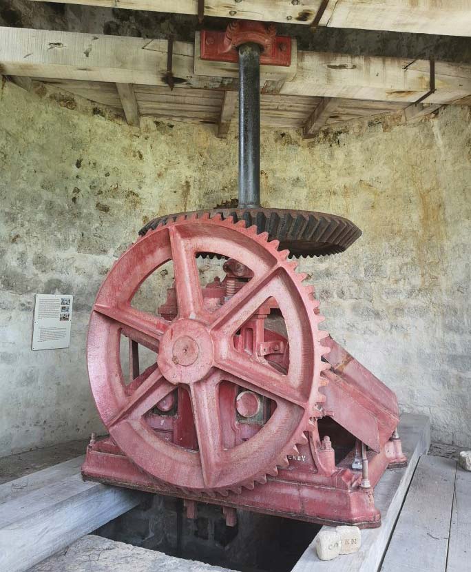 Betty's Hope sugar mill machinery