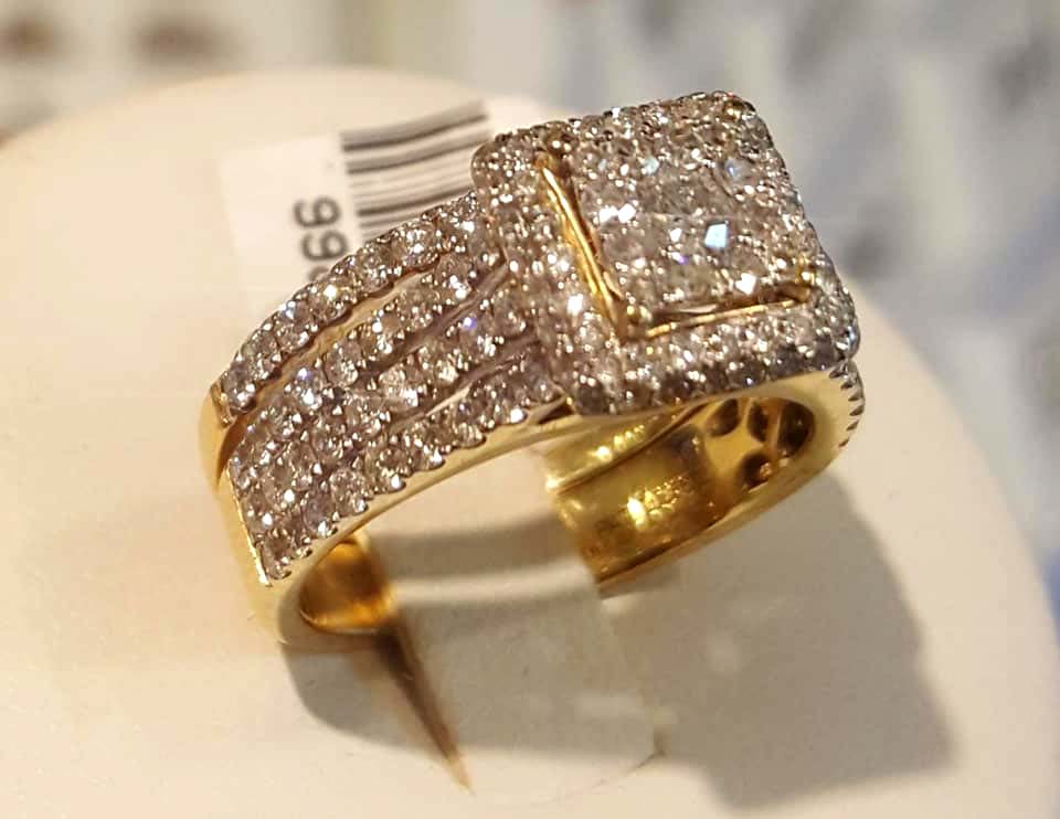 Caribbean Gems diamond ring