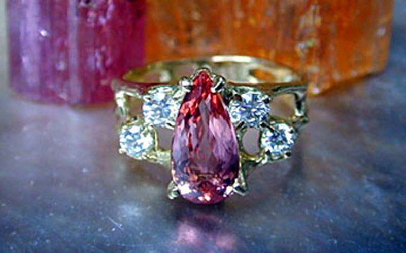 Goldsmitty diamond ruby ring