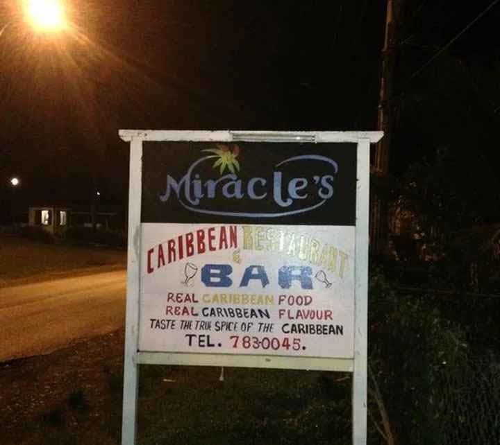 Miracles road sign