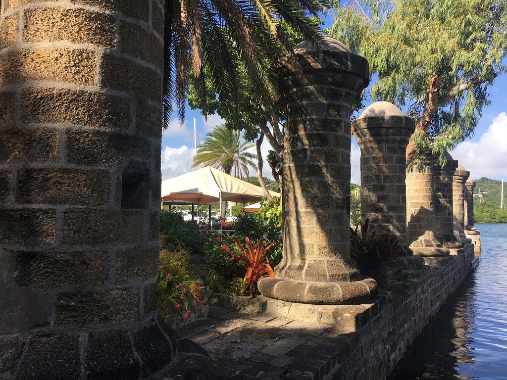 Nelson's Dockyard pillars
